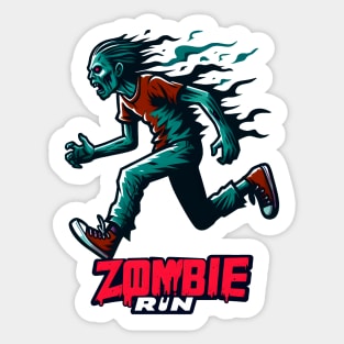 Zombie Run Sticker